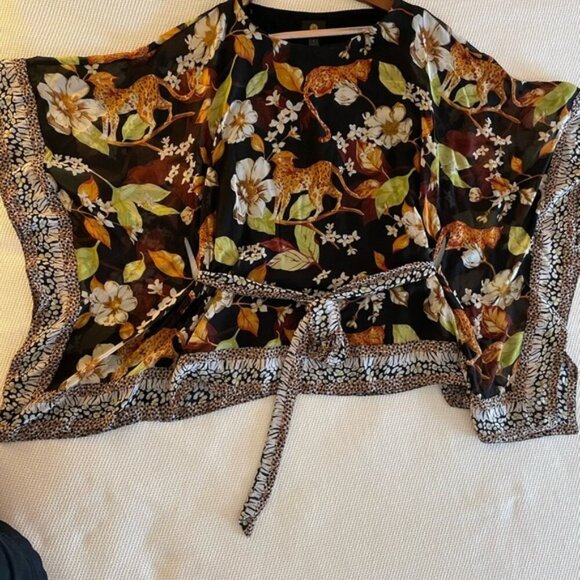 JM Collection Leopard Print Top - Picture 8 of 8